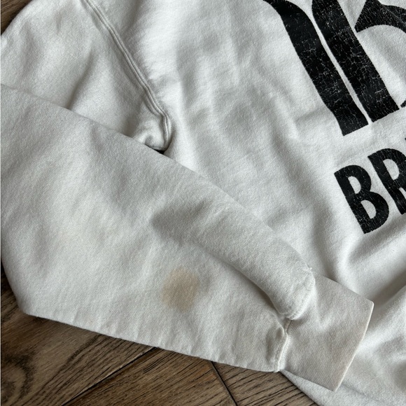 ‘Breck’ white and black sweatshirt size small - Picture 4 of 6